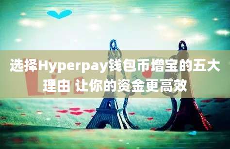 选择Hyperpay钱包币增宝的五大理由 让你的资金更高效