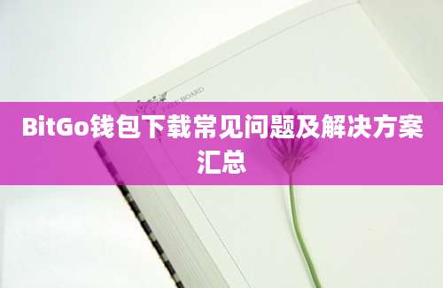 BitGo钱包下载常见问题及解决方案汇总