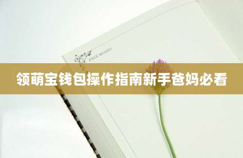 领萌宝钱包操作指南新手爸妈必看
