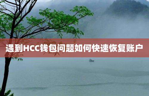 遇到HCC钱包问题如何快速恢复账户